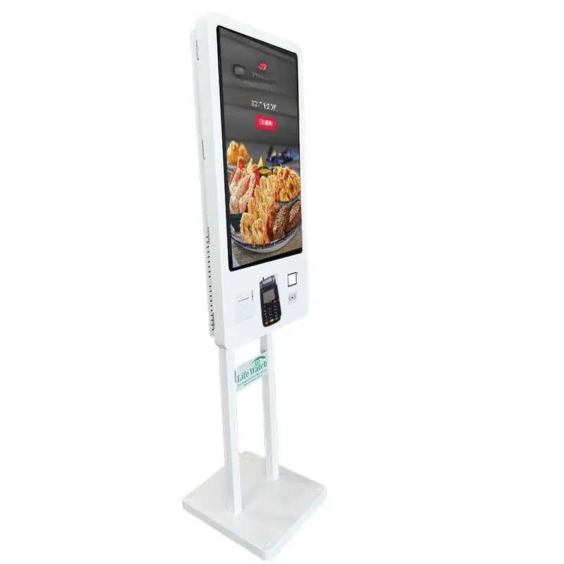 Printer Stand - ตู้คีออสก์ดิจิทัล LCD แบบตั้งพื้น หน้าจอสัมผัส ขนาด 27