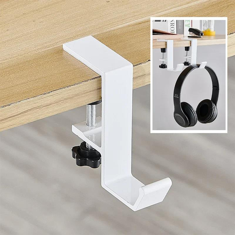 Office Furniture Brands - ตะขอแขวนขอบโต๊ะแบบปรับได้ อเนกประสงค์ พกพาสะดวก สำหรับใช้ในบ้านและสำนักงาน ไม่ต้องเจาะ ที่แขวนจัดระเบียบ