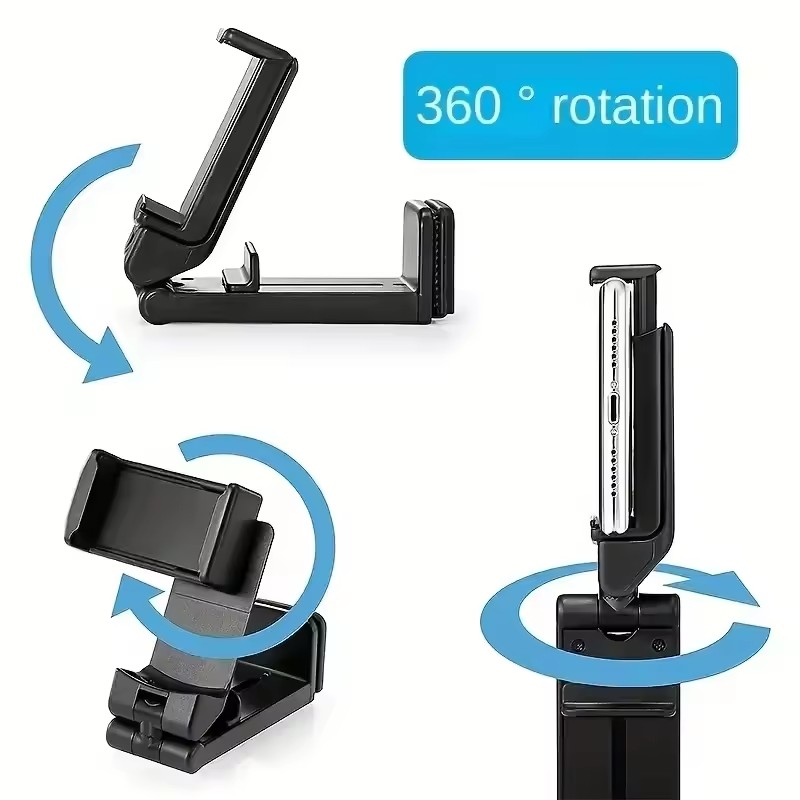 Standing Desk - ขาตั้งสมาร์ทโฟนอเนกประสงค์สำหรับที่นั่งรถไฟ ปรับระดับได้ ใช้ถ่ายเซลฟี่ ที่วางโทรศัพท์สำหรับเครื่องบิน พกพาสะดวก ใช้ได้บนโต๊ะเดินทางและในเที่ยวบิน