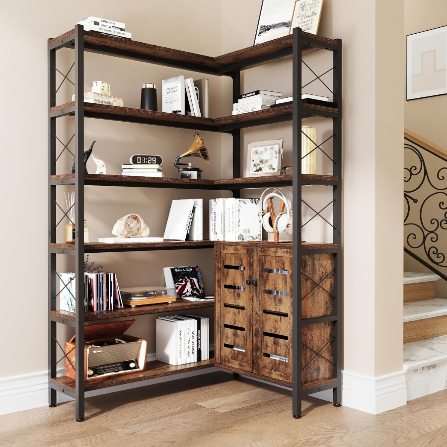 ชั้นวางหนังสือแบบมุม 6 ชั้น สำ - Bookshelf บทวิจารณ์และราคา