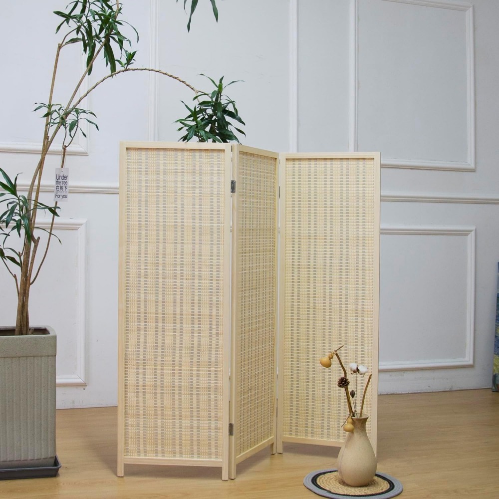 ฉากกั้นห้องแบบ 3 แผงสีเบจ, ฉาก - Partition Screen Divider บทวิจารณ์และราคา