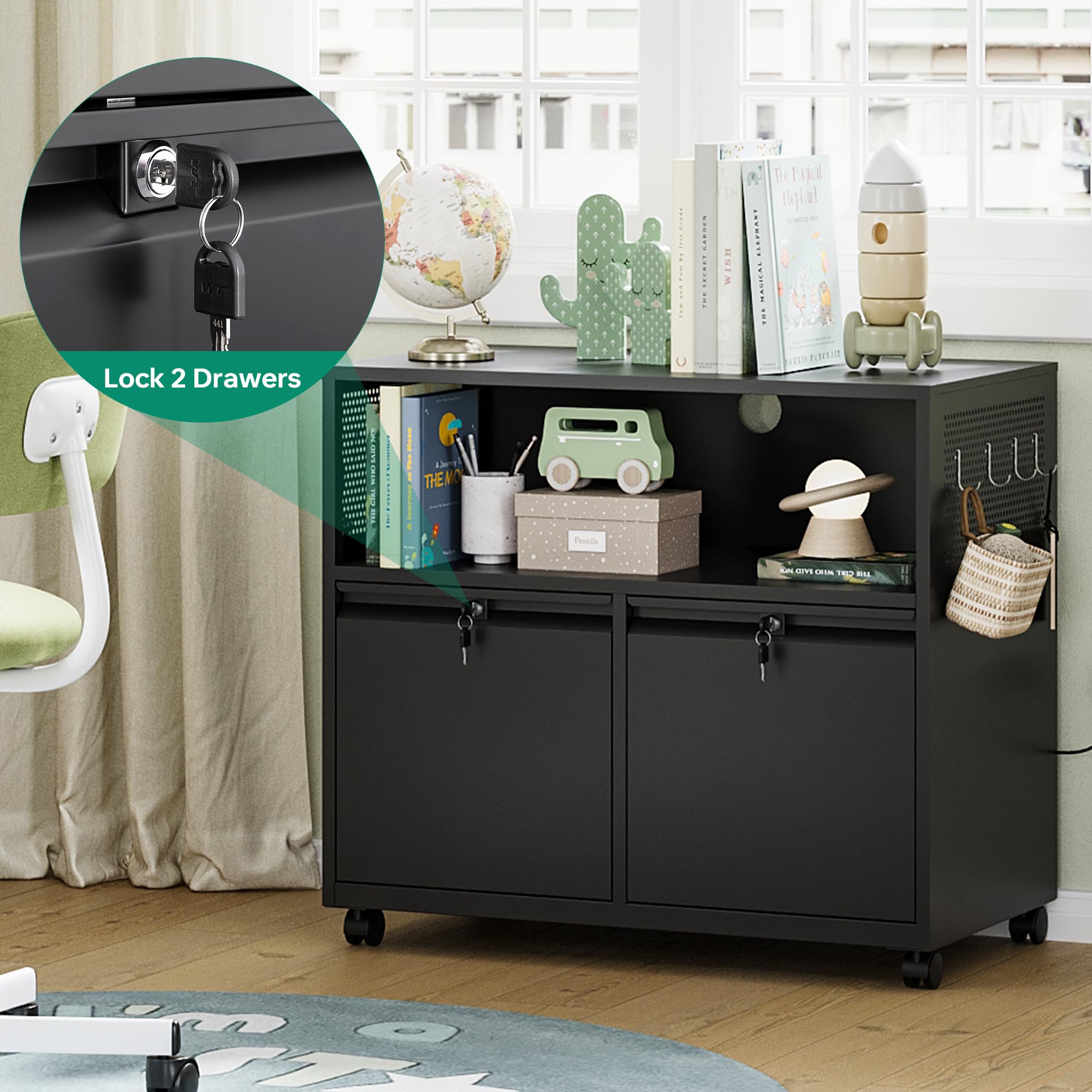 ตู้เก็บเอกสารแบบมีลิ้นชัก 2 ชั - Printer Stand บทวิจารณ์และราคา