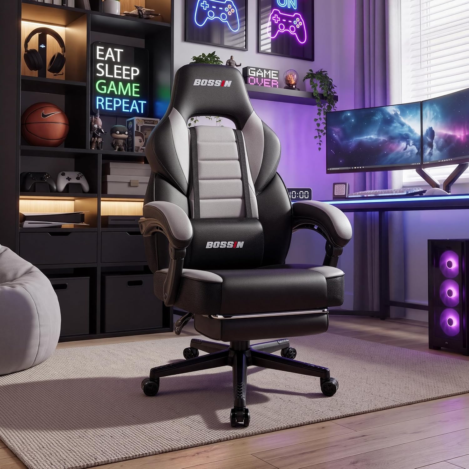เก้าอี้เกมมิ่งพร้อมฟังก์ชันนวด - Office Chair Cushion บทวิจารณ์และราคา