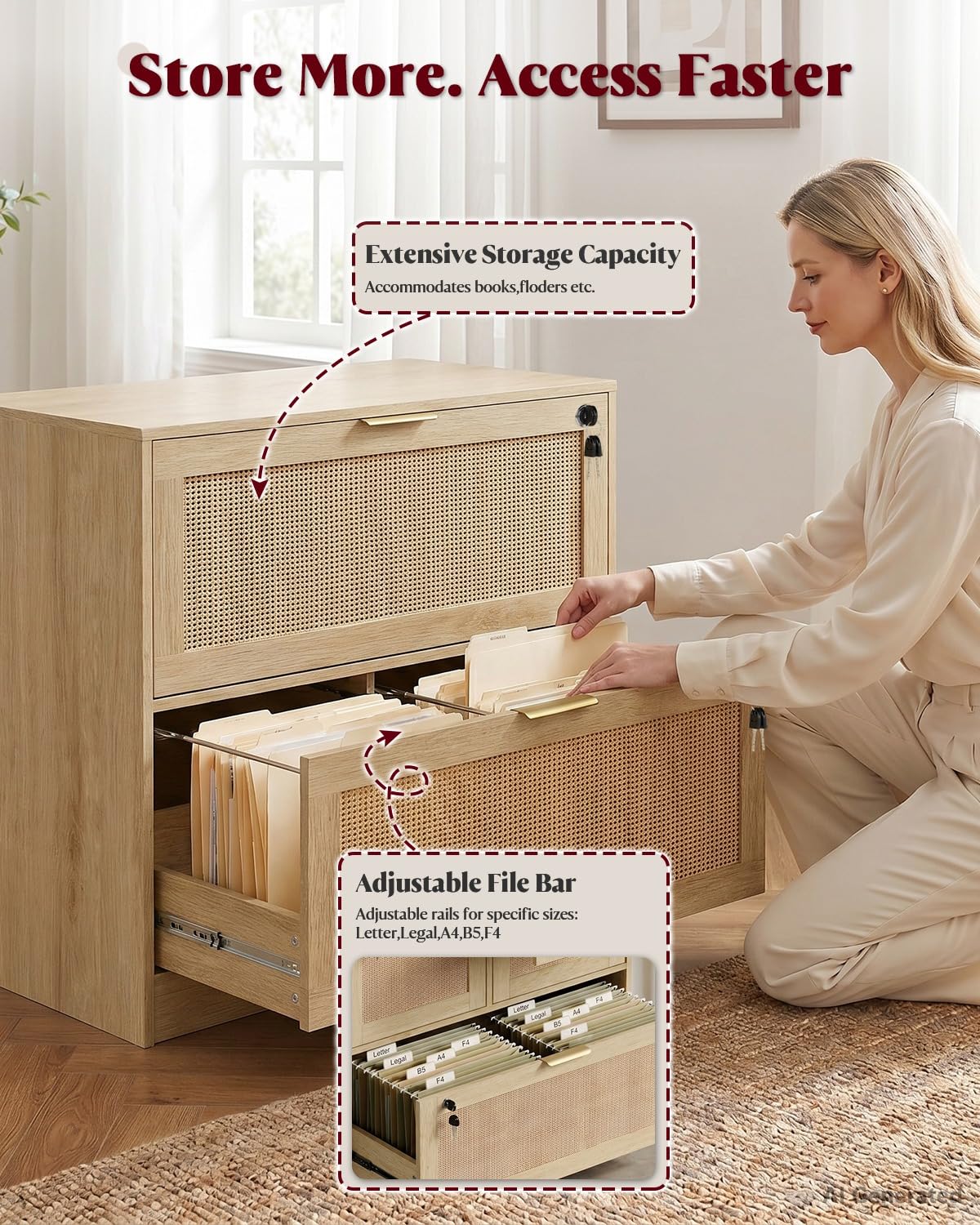 ตู้เก็บเอกสารแบบมีลิ้นชัก 2 ชั - Printer Stand บทวิจารณ์และราคา