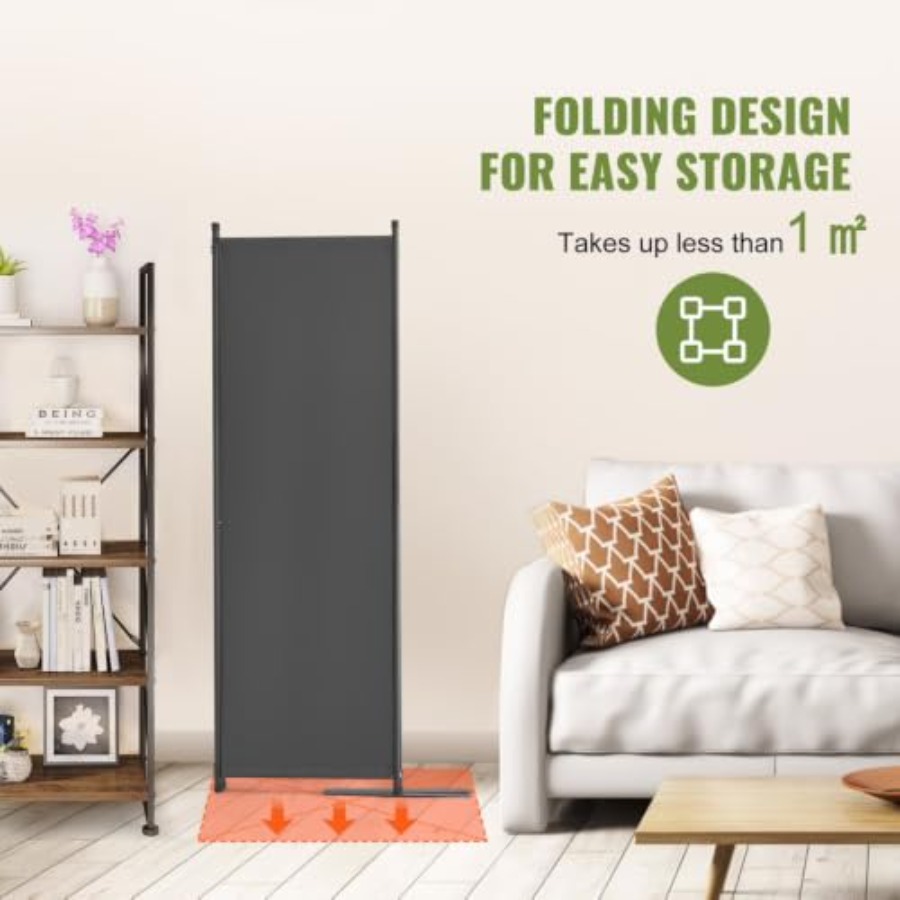 ฉากกั้นห้องแบบผ้า 4 แผง พับได้ - Partition Screen Divider บทวิจารณ์และราคา