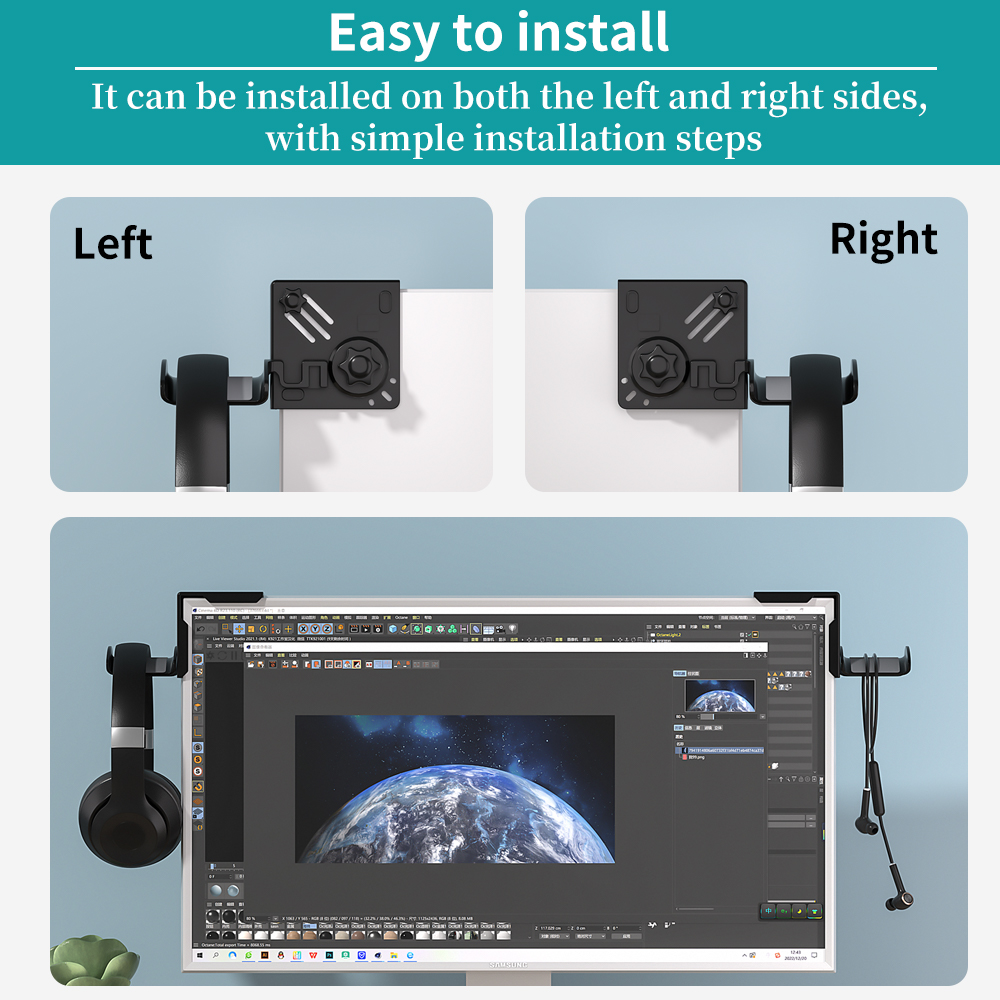ขาตั้งหูฟังแบบหนีบ ปรับได้ ประ - Monitor Stand บทวิจารณ์และราคา